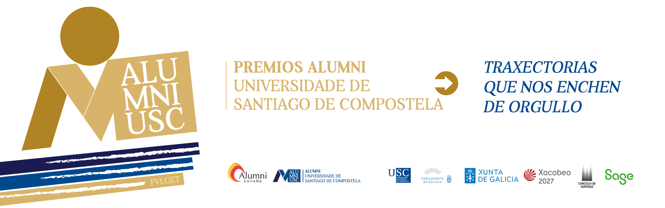 Premios Alumni. Universidade de Santiago de Compostela. Traxectorias que nos enchen de orgullo.